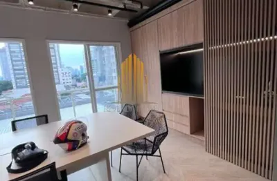 Sala comercial no condomínio next office no brooklin com 40m² 2 banheiros 1 vaga de garagem sala com