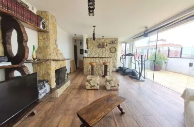 Condomínio monza em jabaquara - cobertura com 220m² 3 dormitórios, 1 suíte e 2 vagas de garagem.