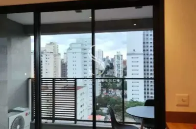 Condomínio go platô, pompéia - studio de 27m² com 1 dormitório, 1 banheiro e 1 sacada
