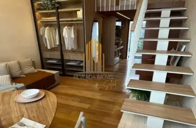 Condomínio vista madalena na vila madalena, studio de 35m² com 1 dormitório, 1 banheiro, 1 vaga.