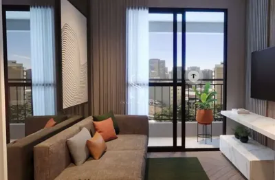 Condomínio my one estação perdizes - apartamento de 43m² com 2 dormitórios, sala, banheiro e vaga.