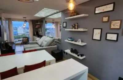 Apartamento no Condomínio Edifício Rarus na Vila Congonhas com 62m² 2 dormitórios 1 suíte 2 banheiros 2 vagas