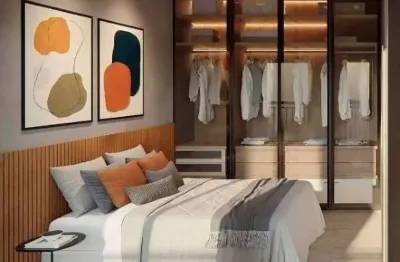 Condomínio Praça Saúde, Apartamento de 57m² com 1 suíte, 1 vaga.