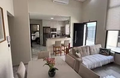Casa térrea com 3 quartos (1 suite com ar), espaço gourmet moderno e 3 vagas de garagem