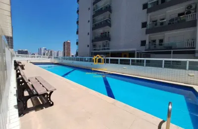 Apartamento alto padrão mobiliado em ocian, praia grande/sp