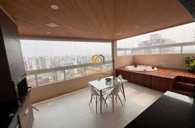 Apartamento cobertura duplex em guilhermina, praia grande/sp