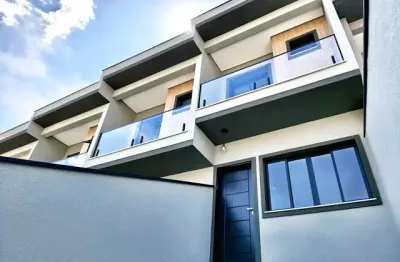 Sobrado novo à venda no bairro do jardim maristela na rua coronel augusto machado 328