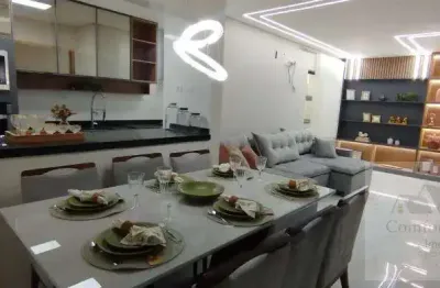 Apartamento 3 dormitorios mobiliado vl floresta santo andre