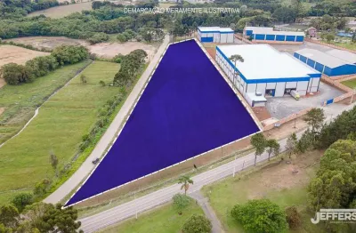 Terreno industrial para locação em campo largo, salgadinho