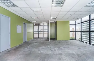 Laje corporativa para locação em curitiba, alto da glória, 3 banheiros, 2 vagas