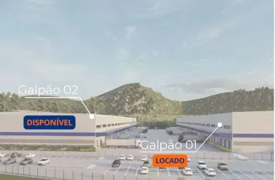 Galpão / barracão para locação em garuva, distrito industrial sul