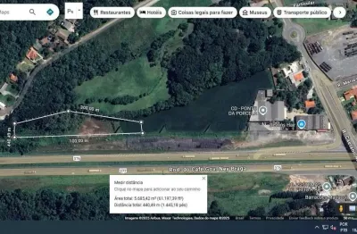 Terreno industrial para locação em campo largo, ouro verde