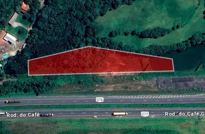 Terreno industrial para locação em campo largo, ouro verde