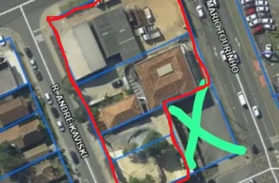 Terreno comercial à venda na Rua General Mário Tourinho, 1521/1541, Seminário, Curitiba