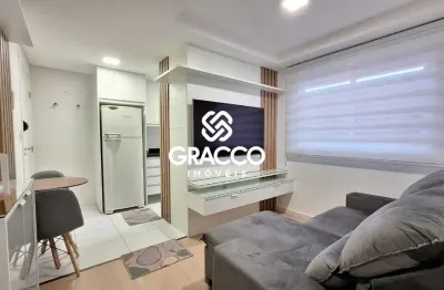 Apartamento face norte mobiliado 1 quarto - torre com elevador e salão de festas - água verde