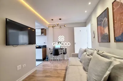 Apartamento mobiliado 1 quarto com sacada  à venda no água verde oportunidade!