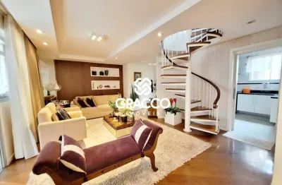 Cobertura duplex com 3 dormitórios, 3 vagas à venda no alto da xv - curitiba