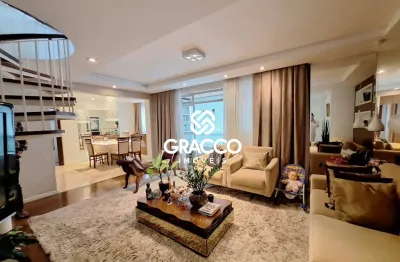 Cobertura duplex com 3 dormitórios, 3 vagas à venda no alto da xv - curitiba