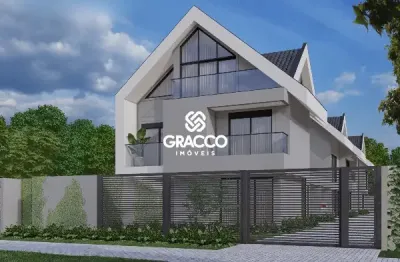 Casa residencial 280m² com 3 dormitórios e 2 vagas à venda em santa felicidade - curitiba pr