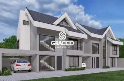 Casa triplex 280m² com 3 dormitórios e 2 vagas em condomínio à venda em santa felicidade - curitiba pr