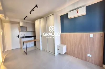 Apartamento studio mobiliado em condomínio com lazer no centro de curitiba pr