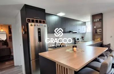 Apartamento face norte 2 quartos com móveis planejados, 1 vaga no água verde
