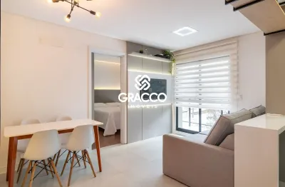 Apartamento 2 quartos mobiliado à venda no água verde - curitiba