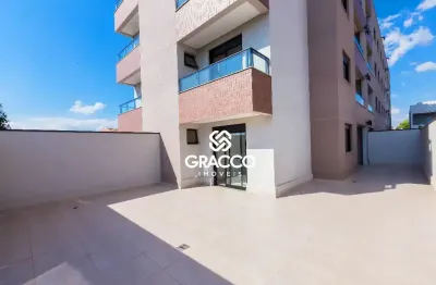 Apartamento garden mobiliado 2 quartos - 1 vaga disponível para locação no portão - curitiba pr