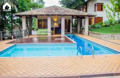 Casa em condomínio fechado com 6 quartos à venda na aldeia da praia, 5, praia do morro, guarapari por r$ 5.800.000