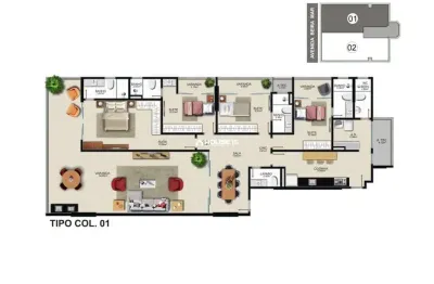 Apartamento com 4 quartos à venda na avenida beira mar, 500, praia do morro, guarapari por r$ 2.200.000