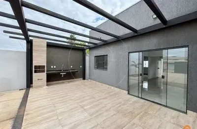 Casa para venda em caldas novas, jardim jussara, 3 dormitórios, 1 suíte, 2 banheiros, 1 vaga