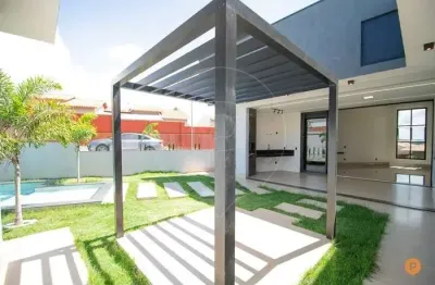 Casa em condomínio para venda em caldas novas, condomínio del fiori, 4 dormitórios, 3 suítes, 4 banheiros, 2 vagas