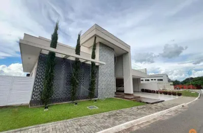 Casa em condomínio para venda em caldas novas, condomínio del fiori, 4 dormitórios, 3 suítes, 4 banheiros