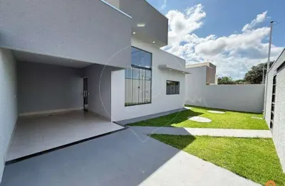 Casa para venda em caldas novas, mansões águas quentes, 3 dormitórios, 1 suíte, 2 banheiros