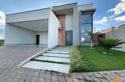 Casa em condomínio para venda em caldas novas, cidade das flores, 3 dormitórios, 2 suítes, 3 banheiros, 2 vagas