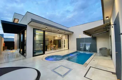 Casa em condomínio para venda em caldas novas, condomínio del fiori, 4 dormitórios, 3 suítes, 4 banheiros, 2 vagas