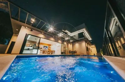 Sobrado para venda em caldas novas, condomínio náutico, 3 dormitórios, 3 suítes, 5 banheiros, 3 vagas