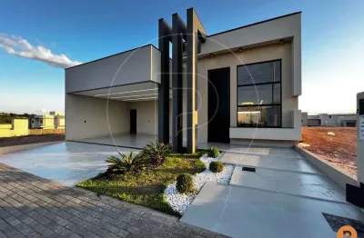 Casa em condomínio para venda em caldas novas, cidade das flores, 3 dormitórios, 2 suítes, 3 banheiros, 2 vagas