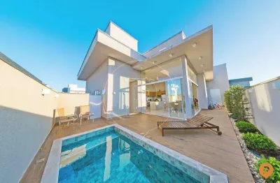 Casa em condomínio para venda em caldas novas, condomínio del fiori, 3 dormitórios, 3 suítes, 4 banheiros, 4 vagas