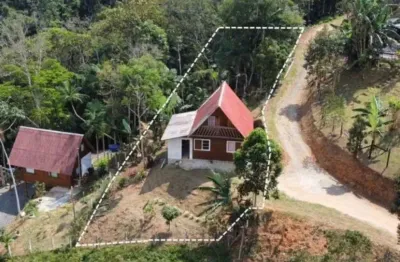 Chalé em canelinha/sc bairro moura aceita 100 de entrada + parcelas