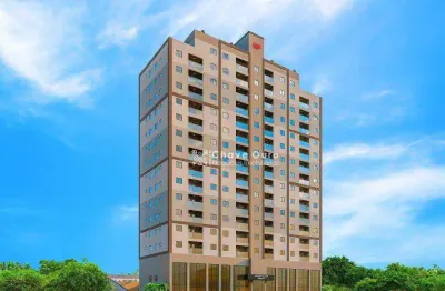 Apartamento na planta com 1 suíte + 1 dormitórios à venda, 55 m² por r$ 350.000 - pioneiros catarinenses - cascavel/pr
