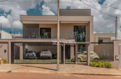 Sobrado à venda, 290 m² por r$ 2.200.000,00 - tropical iii - cascavel/pr