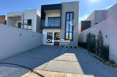 Casa em condomínio fechado com 3 quartos à venda no universitário, cascavel  por r$ 550.000