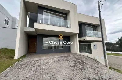 Casa em condomínio fechado com 3 quartos à venda no universitário, cascavel  por r$ 650.000