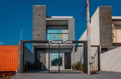 Casa com 3 quartos à venda no brasília, cascavel  por r$ 450.000