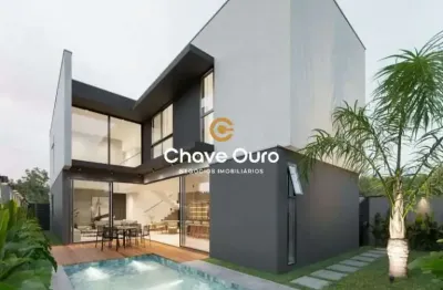 Casa em condomínio fechado com 4 quartos à venda no santa cruz, cascavel  por r$ 2.350.000