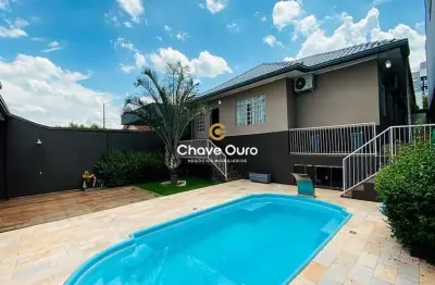 Casa com 3 quartos à venda no jardim pancera, toledo  por r$ 1.100.000