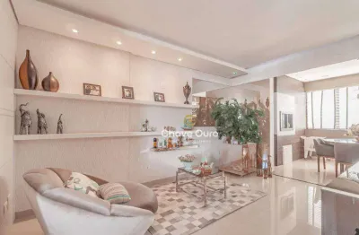 Apartamento de alto padrão da jl com 1 suíte master + 1 quarto e dep. de empregada, 169 m² por r$ 1.650.000 na rua mato grosso no centro - cascavel/pr