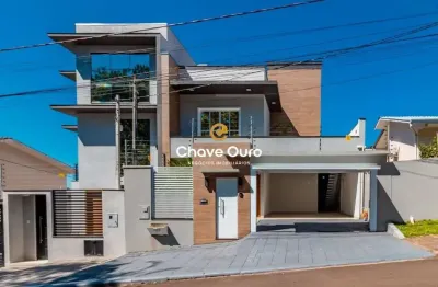 Casa com 3 quartos à venda no região do lago 3, cascavel  por r$ 1.090.000