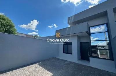 Casa com 3 quartos à venda no santa felicidade, cascavel  por r$ 580.000